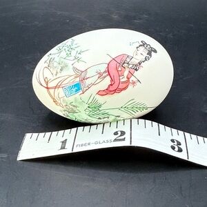 Decorative Egg with Asian Art Design